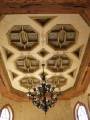 Ornate Ceiling After Italian Plaster Handpainted Fresco details